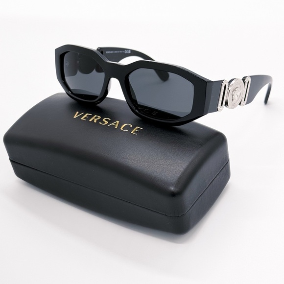 NEW VERSACE VE4361 5422/87 UNISEX VERSACE MEDUSA SUNGLASSES BLACK VE4361 542287 - Picture 3 of 11